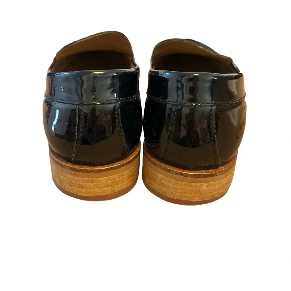 EVERLANE BLACK PATENT LEATHER PREPPY LOAFERS